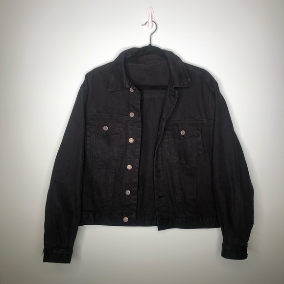 john galt black denim jacket